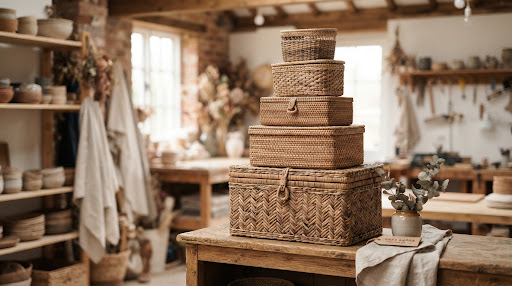 Anyaman Rotan Modern Set